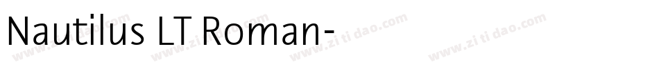Nautilus LT Roman字体转换